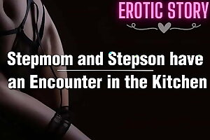 Stepmom and Stepson have an Encounter in the Kitchenette
