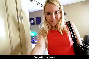 Horny Stepmom Gets High and Fucks With Her Stepson