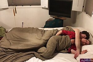 Stepmom shares bed nearly stepson - Erin Electra